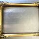 Antique gilded art nouveau  wooden frame 27 cm x 22 cm