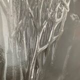 Large Finnish Glass Plate from the Mid-Century by Kaija Aarikka for Humppila