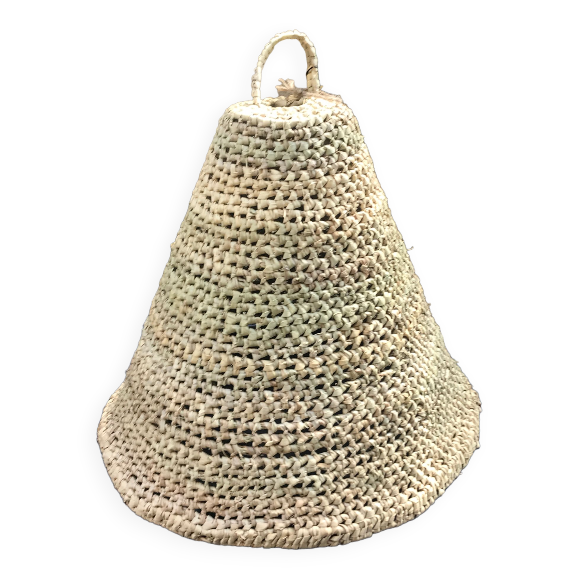 Crocheted wicker suspension