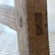 Large raw workshop bench with dowels - wabi-sabi spirit 175 cm