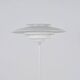 Danish floor lamp 1049-6 by Jeka Metaltryk, 1970s