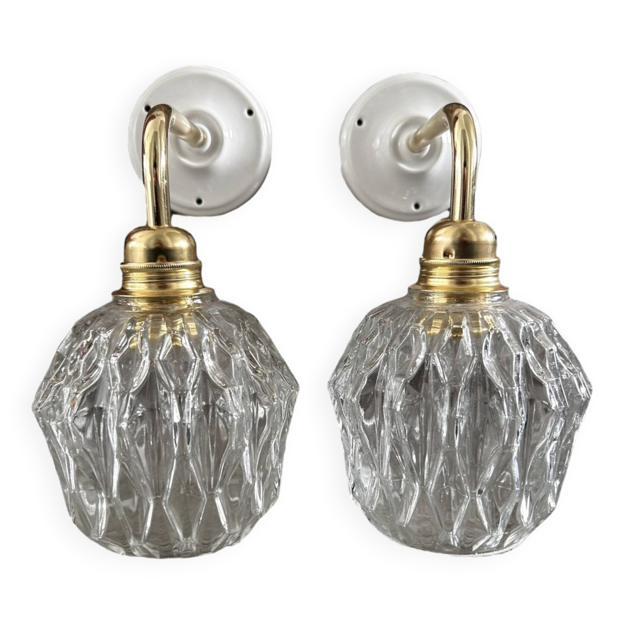 Pair of vintage wall lights