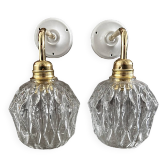 Pair of vintage wall lights