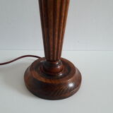 Wood lamp art deco