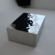 Sculptural Mirror-Polished Stainless Steel Coffee Table by Veliento