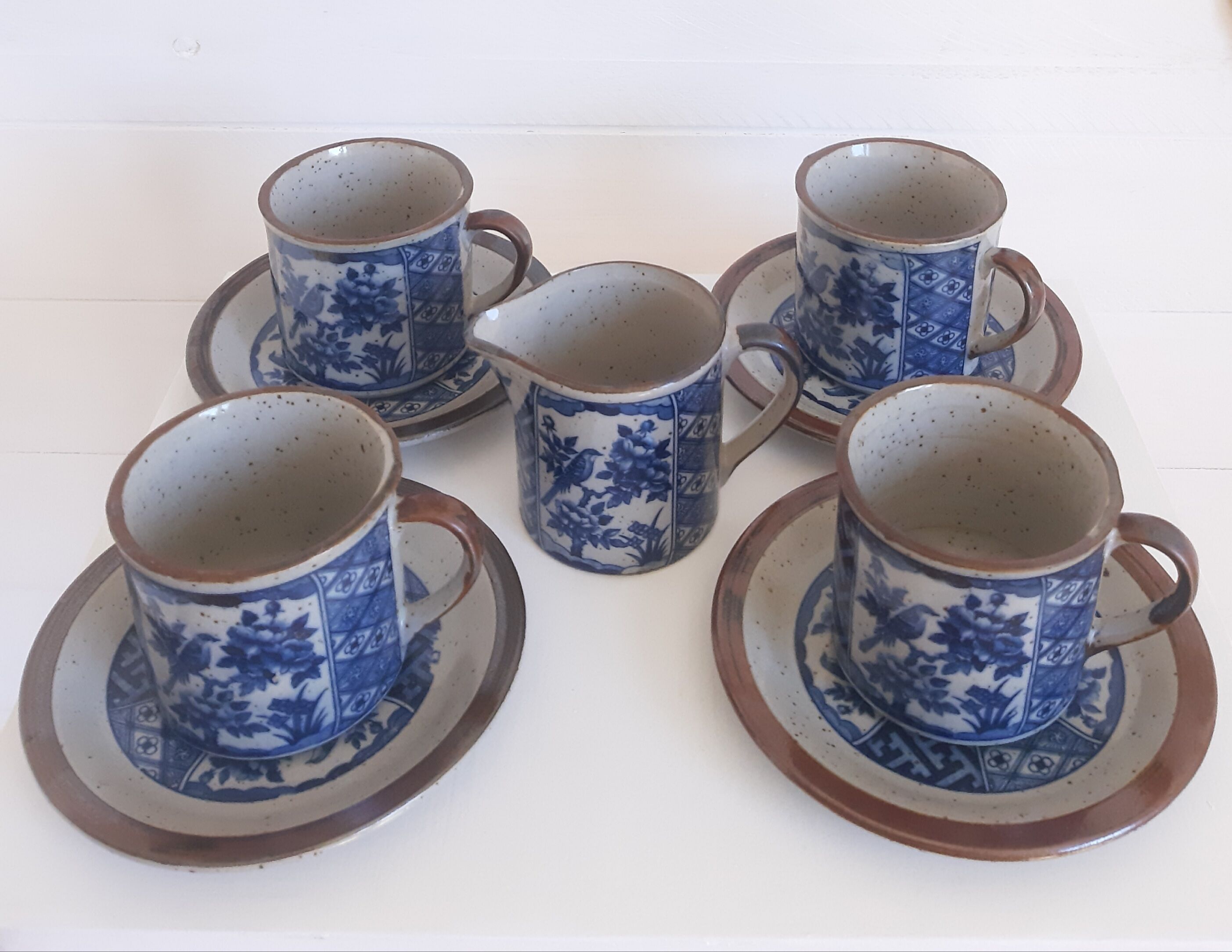 Stoneware coffee set