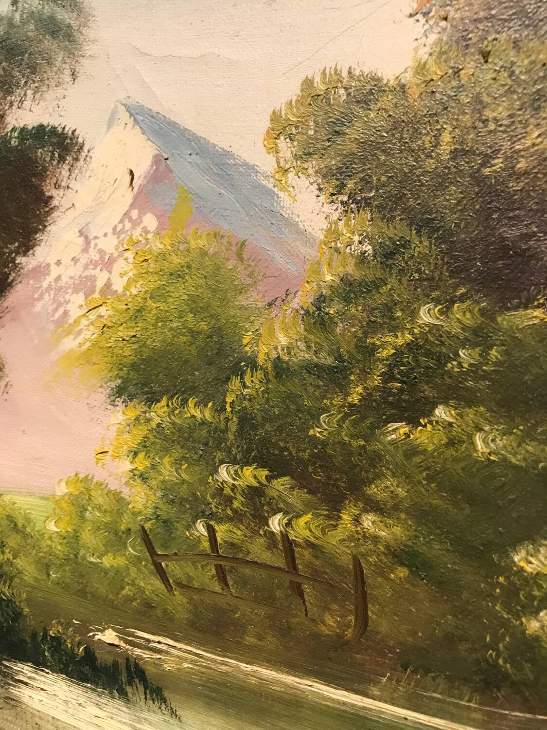 Expressionist oil on canvas, 20th century