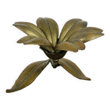 Brass flower ashtrays petals