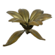 Brass flower ashtrays petals