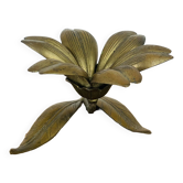 Brass flower ashtrays petals