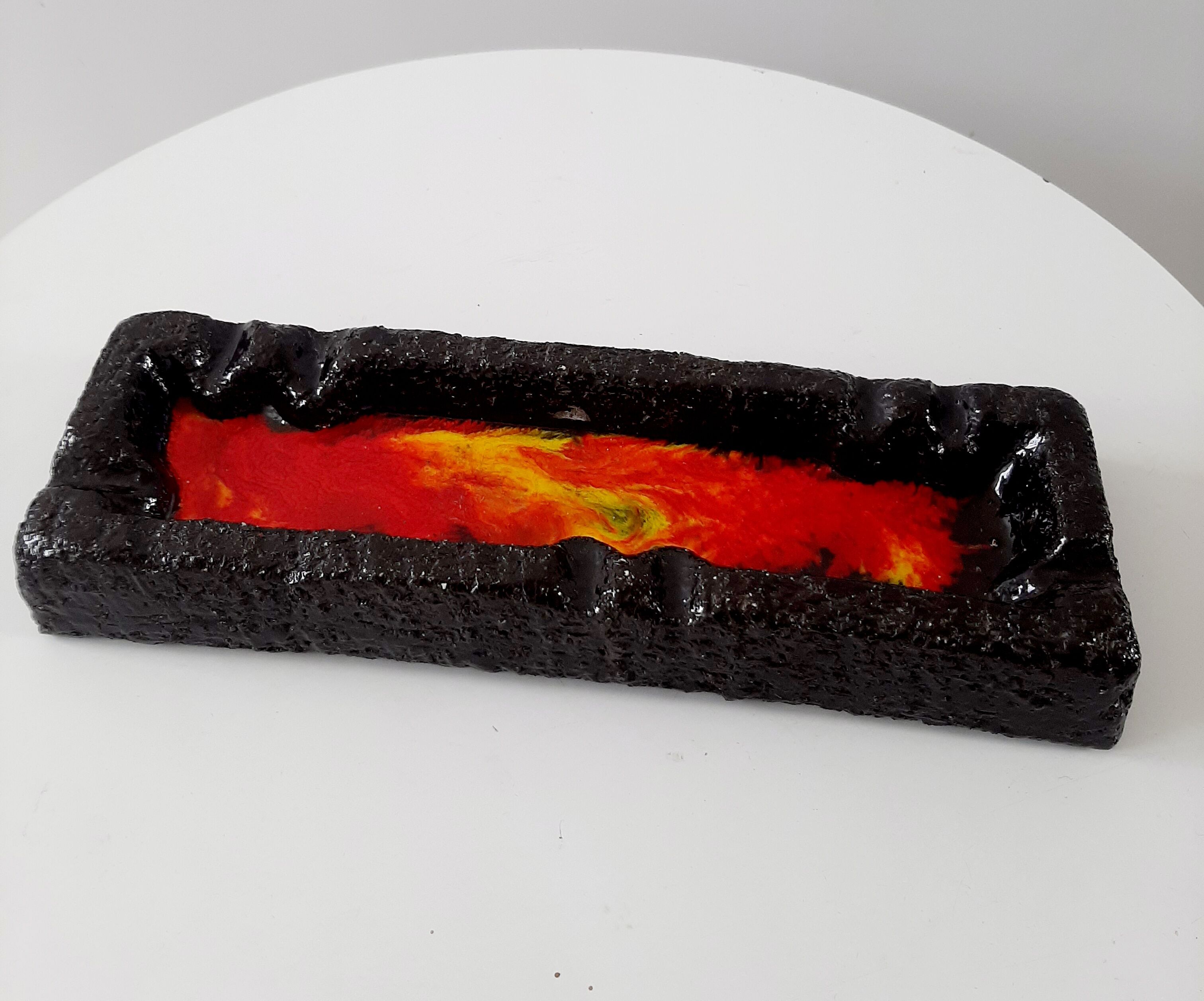 Ceramic ashtray vintage 50s 60s