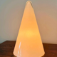Vintage table lamp SCE opaline glass – Tipi / Iceberg model - 1980s