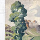 Oil painting landscape mountain 1939