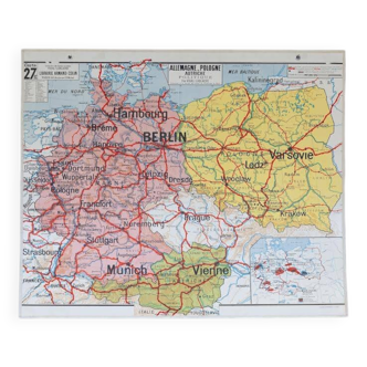 Carte Allemagne Vidal-Lablache