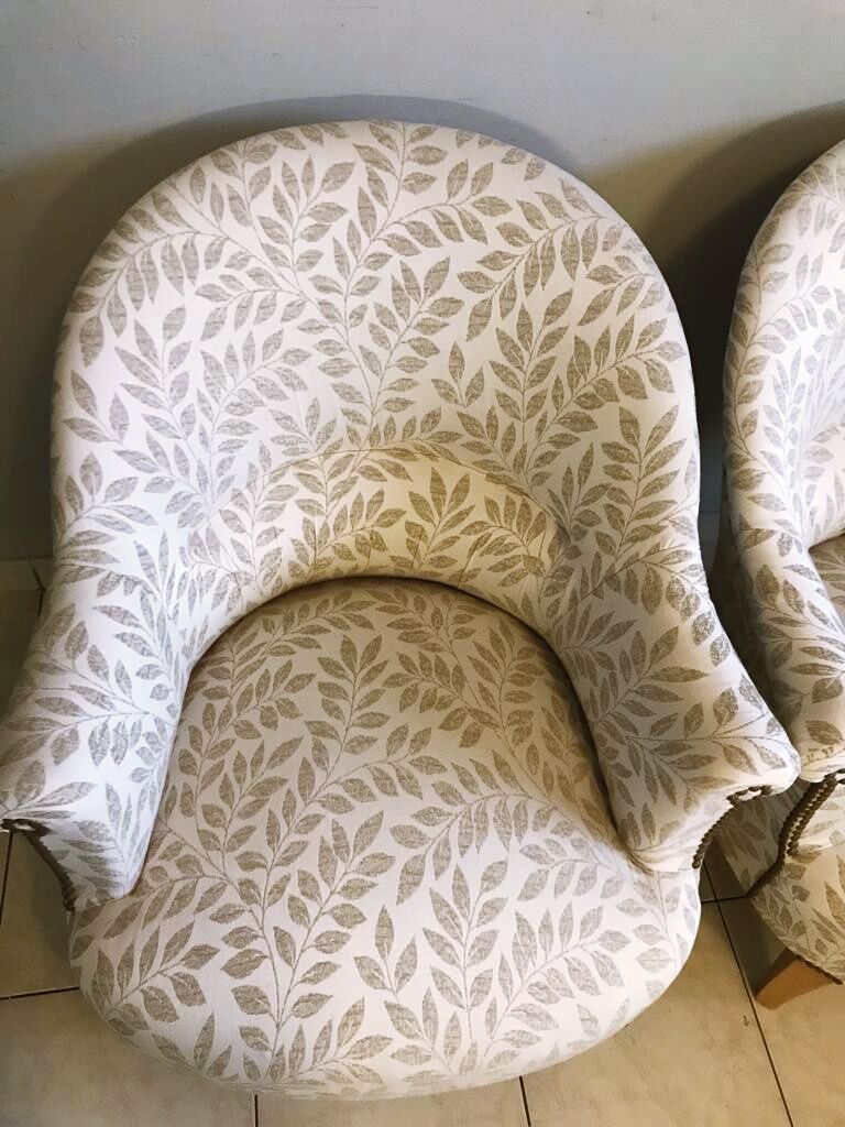 Old toad armchairs year 70s