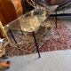 Black Steel Coffee Table with Magazine Rack attributed to Pierre Guariche for Airborne, 1950s