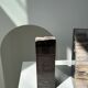 Black petrified wood bookend H17 L17 P6