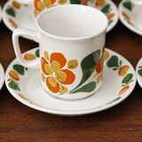 Norwegian breakfast service, Stavangerflint, vintage 70s