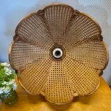 Vintage rattan pendant lamp