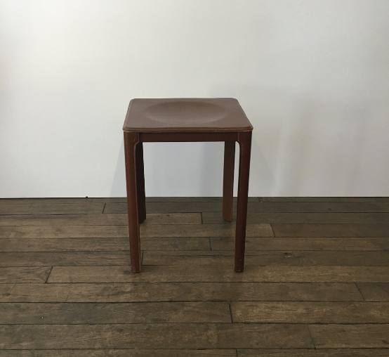 Matteo Grassi 'Havana' leather stool