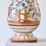 Large handcrafted Coimbra vase, hand-painted, unique piece
