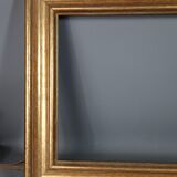 Gilded wooden frame with sheet 56x37 cm, foliage 46.6x27.6 cm beautiful occasion SB