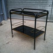 Vintage wheeled bar