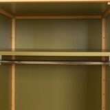 Système d'armoires Flötotto, années 1970, vert, hêtre, 4 pièces