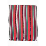 1970s Vintage Turkish Oushak Handmade Wool Cotton Red Area Rug 177x213