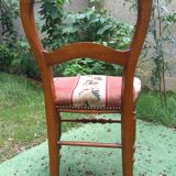 Antique chair Louis-Philippe in cherry wood