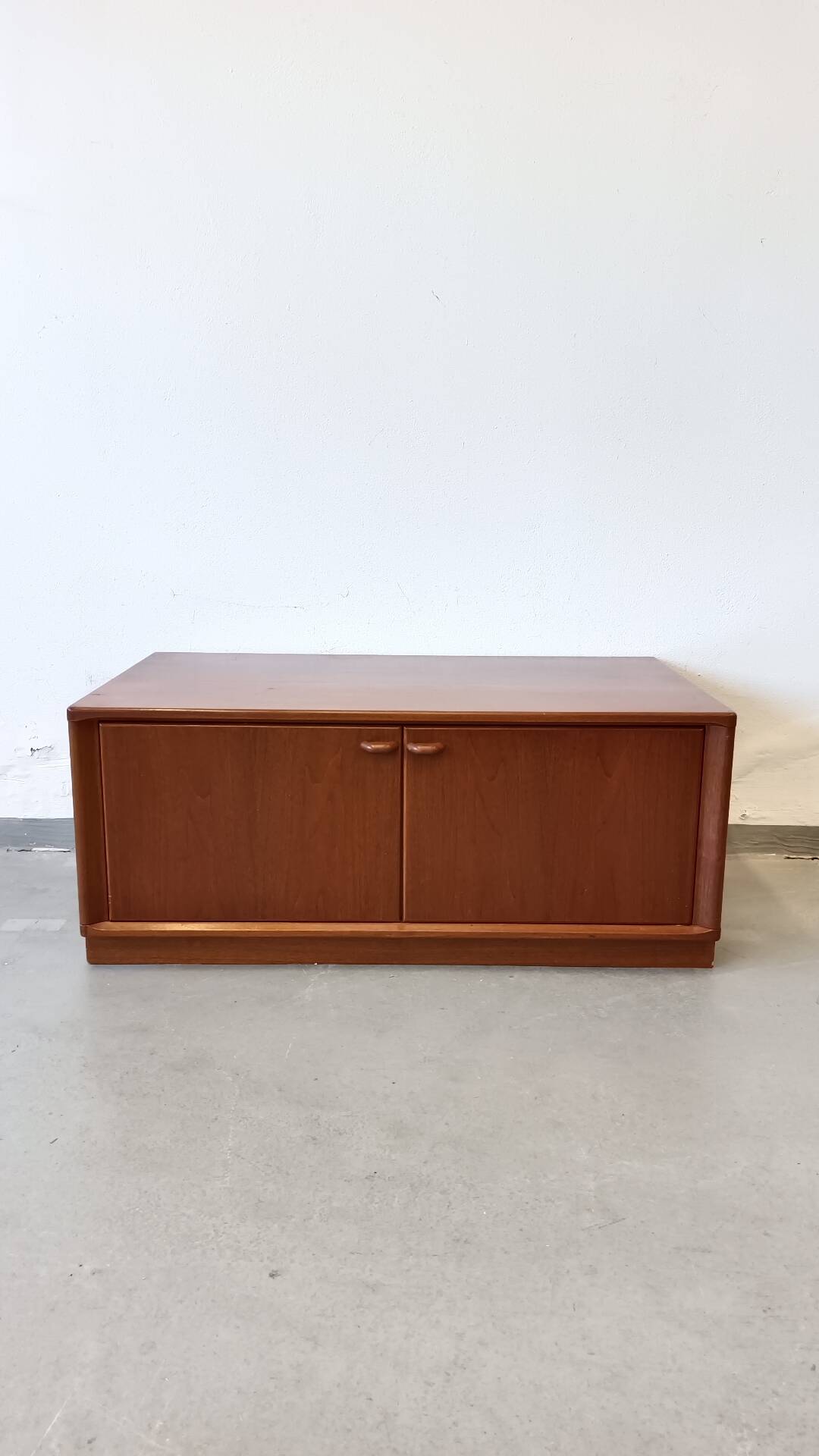 Low teak chest