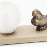 Bird lamp art deco