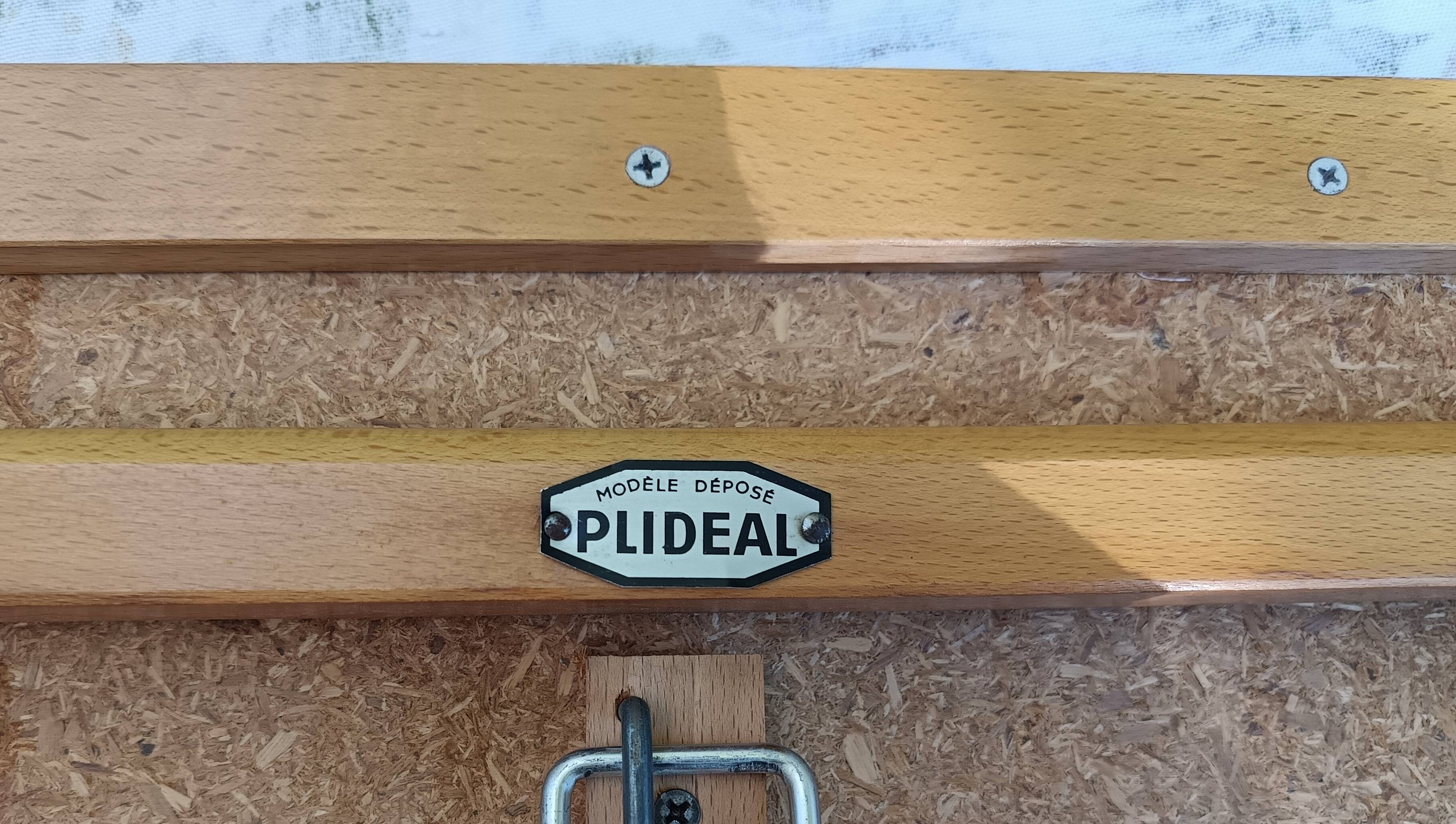 petite table pliante 65 x 65 bois/skaî