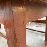 Table de ferme avec 2 bancs