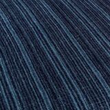 Fauteuil crapaud velours bleu jean