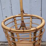 Rattan basket 60s