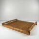 Bamboo tray with handle, 1960s/70s