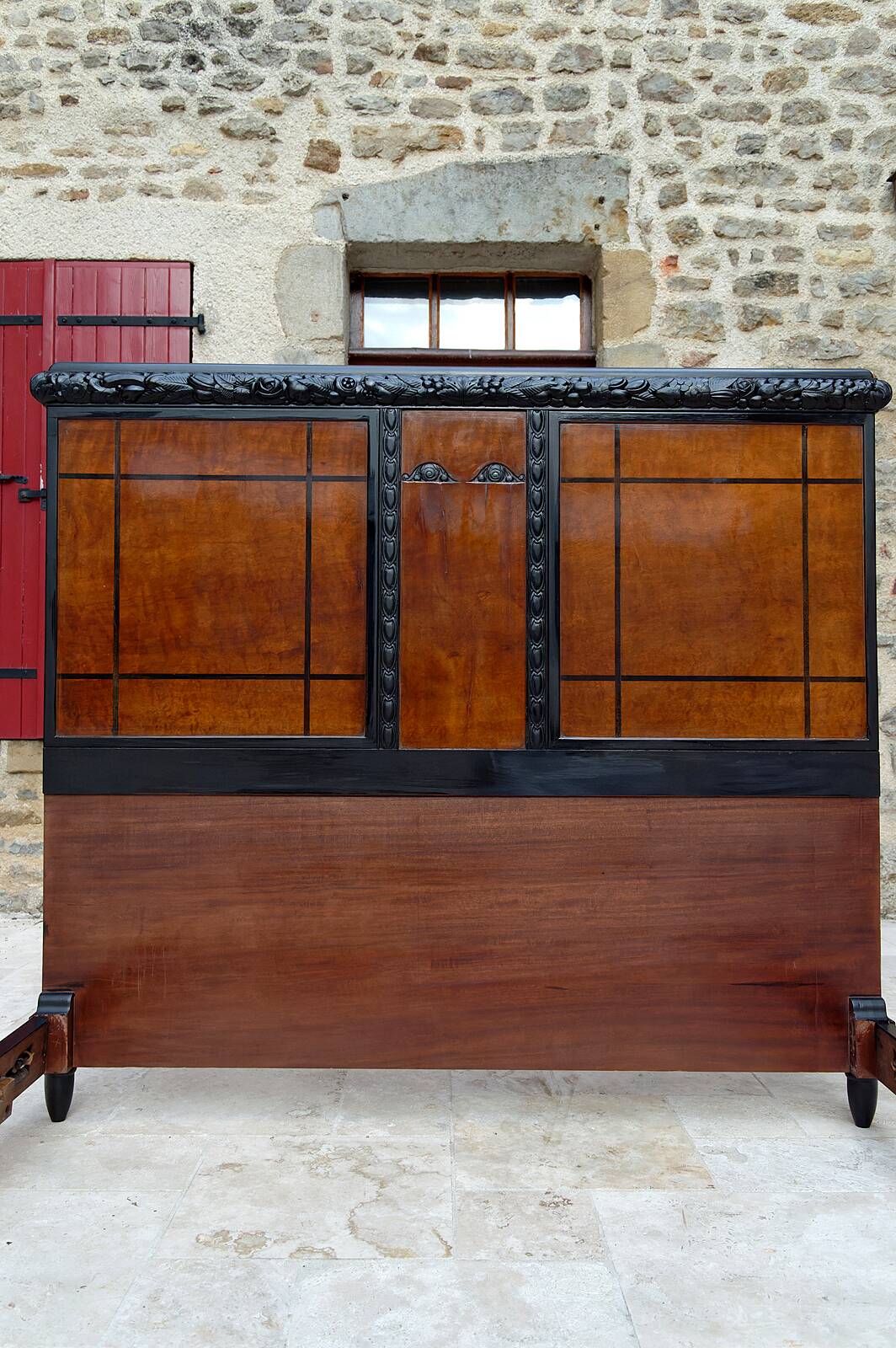 Lit double Art Déco, France, Circa 1920
