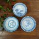 Trio of Ceramic Bowls with Japanese Patterns