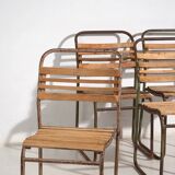 Antique garden chairs (c.1920). Set of 4 pieces #1