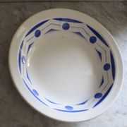 Plat creux Digouin Sarreguemines modèle "Ciboulette" ø27 cm
