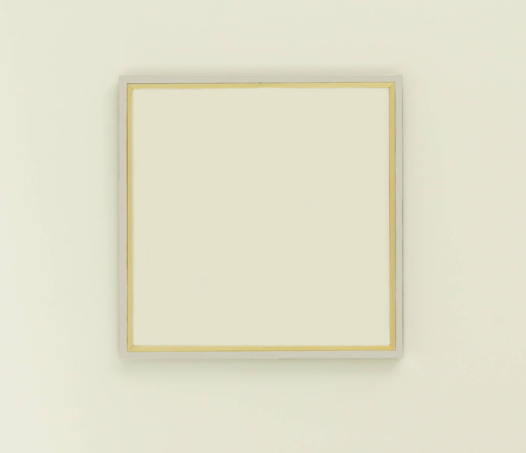 1970s Italian square wall mirror