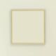 1970s Italian square wall mirror