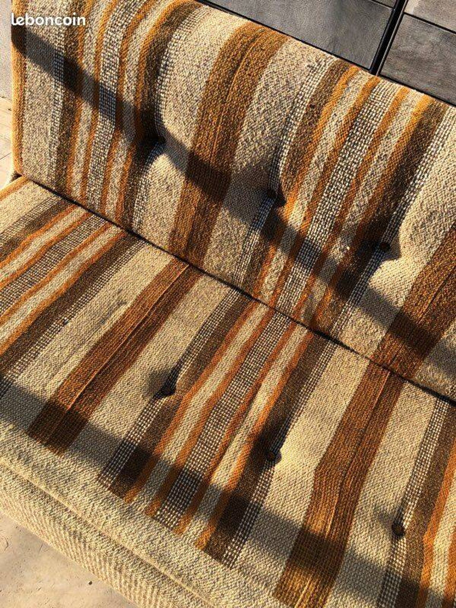 Striped Tweed Sofa