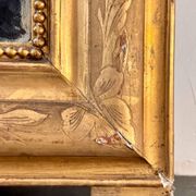 Louis Philippe fireplace mirror 89 cm x 120 cm