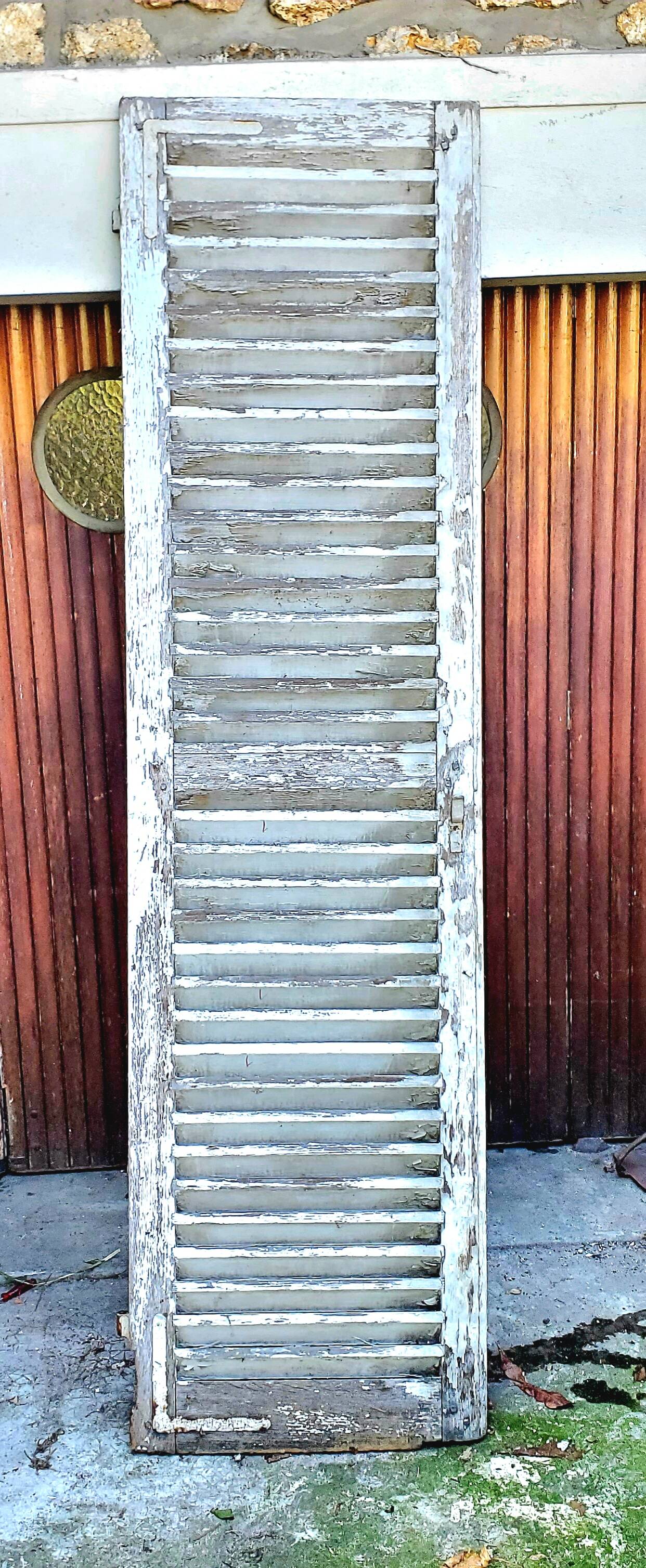 Old wooden shutter