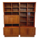 Vintage Scandinavian double bookcase in teak from the 60s