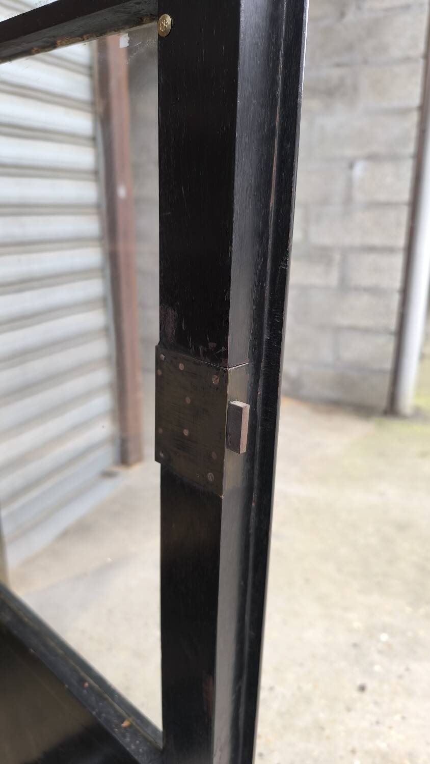 Lacquered oak bookcase 1860