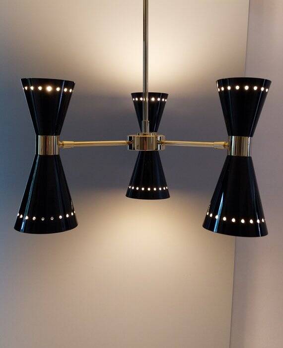 Italian chandelier Megafono - Stilnovo