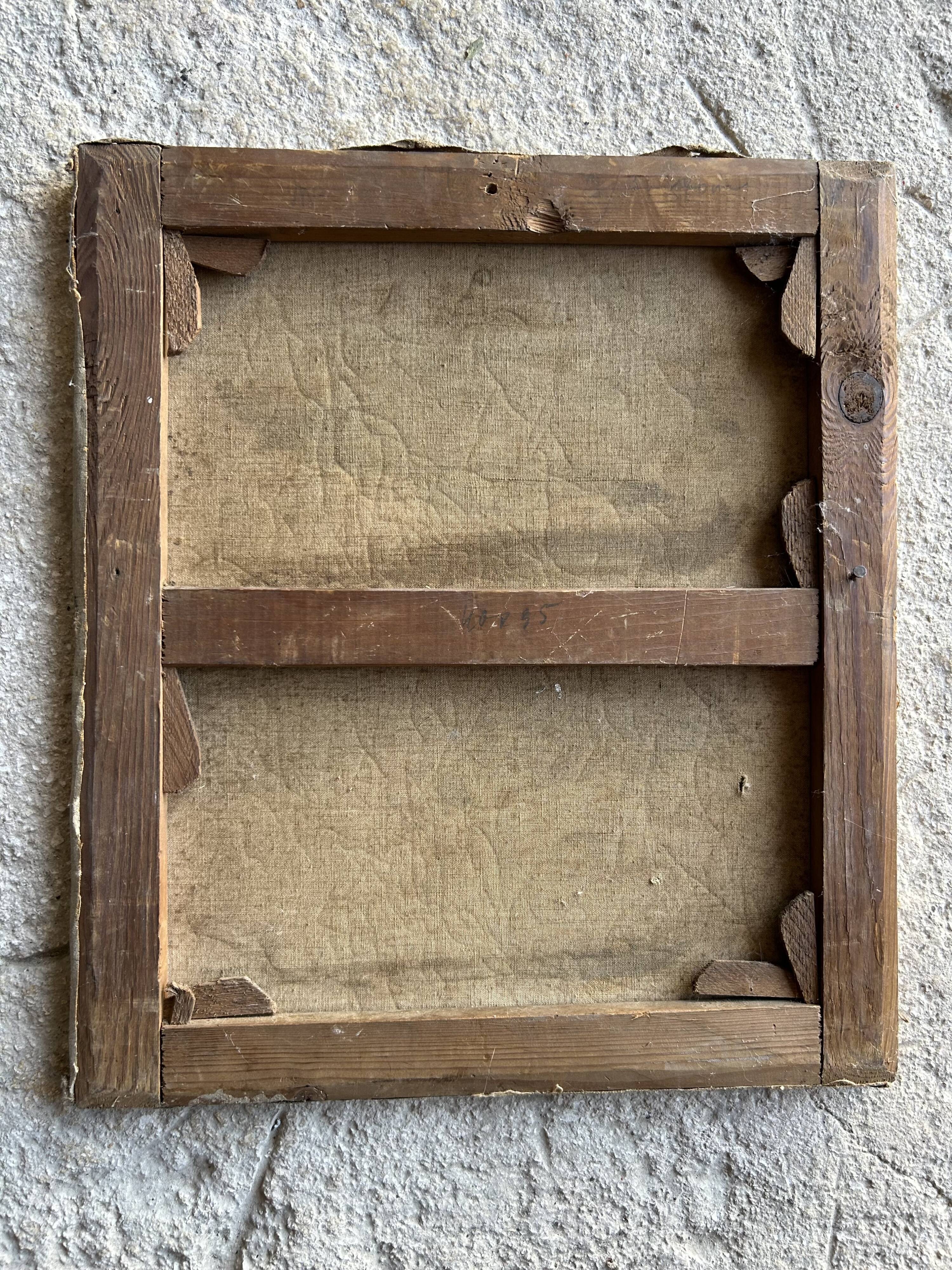 Tableau ancien signé Back, 1943